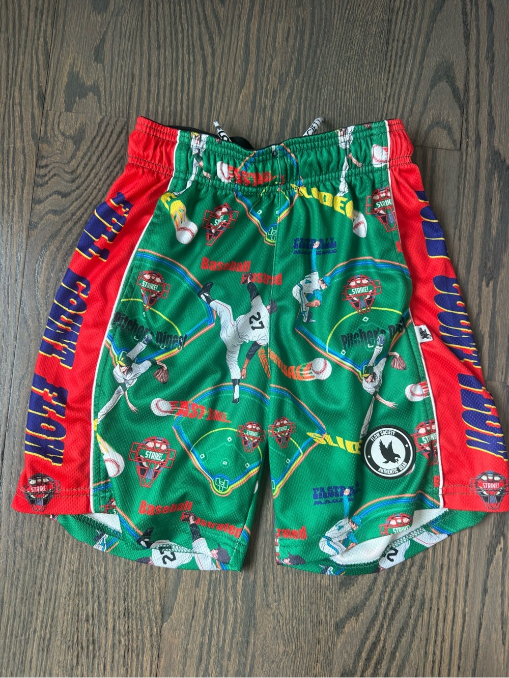 Flow Society Boys Pitchers Baseball Shorts Youth Small